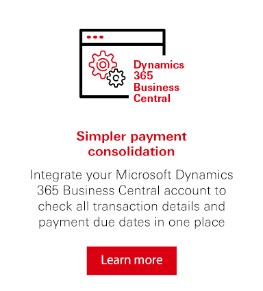 Enterprise Resource Planning Solution (ERP), Integrate your Microsoft Dynamics 365 Business Central account to check all transaction details and payment due dates in one place. Learn more