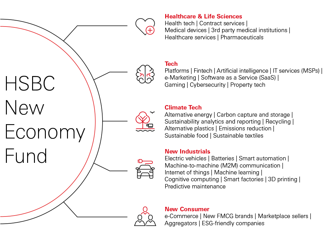 Sectors for HSBC New Economy Fund Sectors for HSBC New Economy Fund
