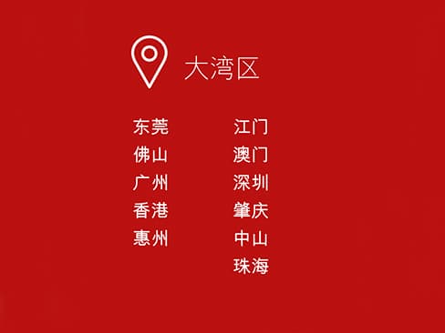 大湾区,东莞,佛山,广州,香港,惠州,江门,澳门,深圳,肇庆,中山,珠海
